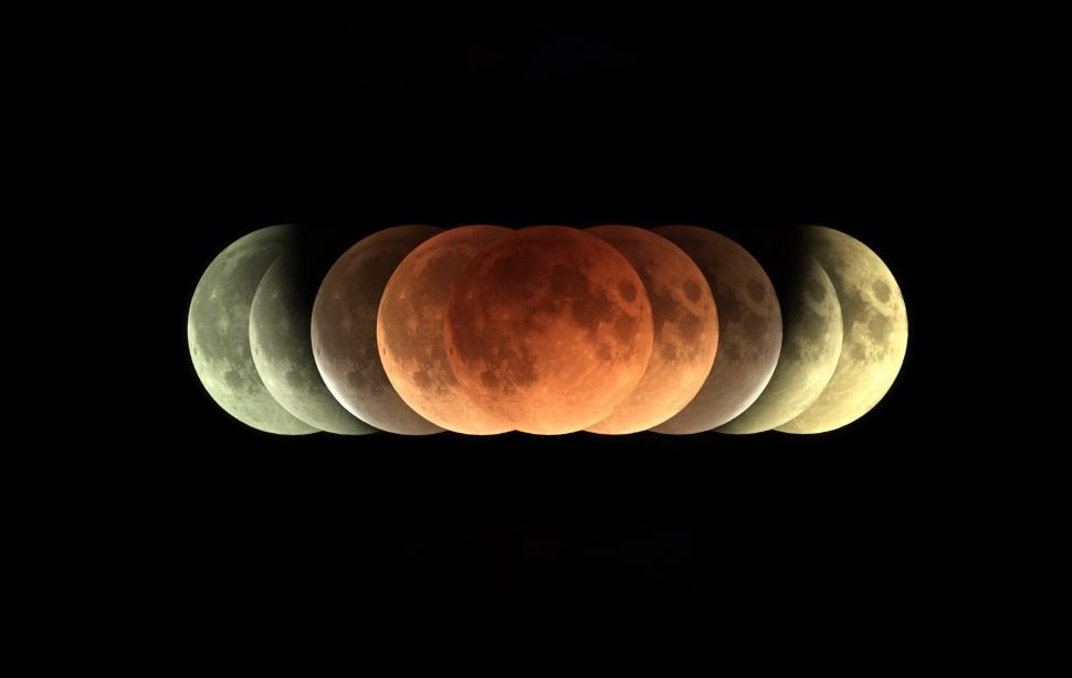 Eclipse de luna total 2019