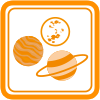 Acercamiento de Luna, Saturno y Neptuno Acercamiento de Luna, Saturno y Neptuno