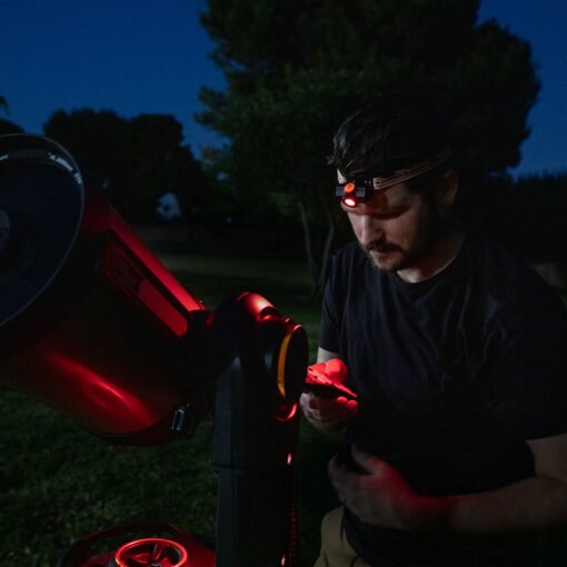Linterna Frontal, faro rojo Celestron