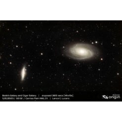 Bode's Galaxy, Cigar Galaxy capturada con Celestron Origin